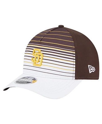 New Era Men's Brown San Diego Padres Gradient 9FORTY M-Crown Adjustable Hat