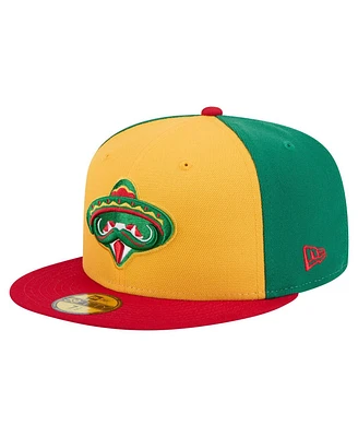 New Era Men's Gold Arkansas Travelers Copa de la Diversion 59FIFTY Fitted Hat