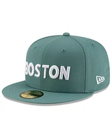 New Era Men's Green Boston Red Sox 2025 City Connect Fan Pack 59FIFTY Fitted Hat