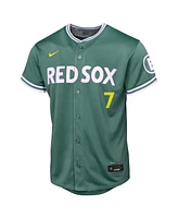 Nike Big Boys and Girls Masataka Yoshida Green Boston Red Sox 2025 City Connect Limited Player Jersey