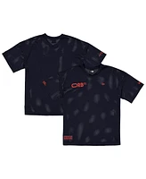 New Era Men's Navy Red Bull Racing Oversized Graphic Mesh T-Shirt