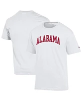 Champion Men's White Alabama Crimson Tide Basic Arch T-Shirt