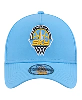 New Era Men's Sky Blue Chicago Sky Core Logo A-Frame 9FORTY Adjustable Hat