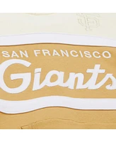 Mitchell & Ness Men's Tan/Cream San Francisco Giants Head Coach Pullover Hoodie