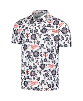 Reyn Spooner Men's White Minnesota Twins Pua Performance Polo Shirt