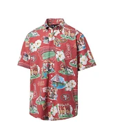 Reyn Spooner Men's Red San Francisco 49ers Scenic Button-Down Shirt