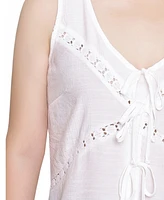 Ny Collection Petite Sleeveless V Neck Blouse