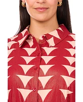 Msk Plus Collared Sleeveless Maxi Dress
