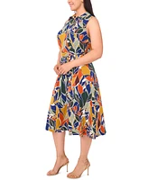 Msk Plus Sleeveless Jersey Midi Dress