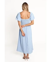 Petal and Pup Women's Cintra Puff Sleeve Maxi Dress