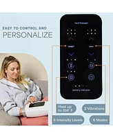 LifePro Legra Hand Massager with Heat & Compression – Finger, Wrist & Palm Relief with 5 Modes – Pressure Point Therapy for Sensitive Ha