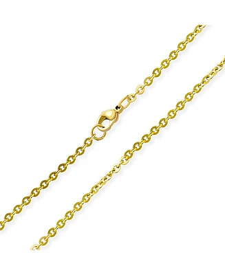 Bling Jewelry Thin 1MM Two Tone Twist Infinity Rolo Cable Chain Necklace Silver Stainless Steel 16 18 20 24 Inch