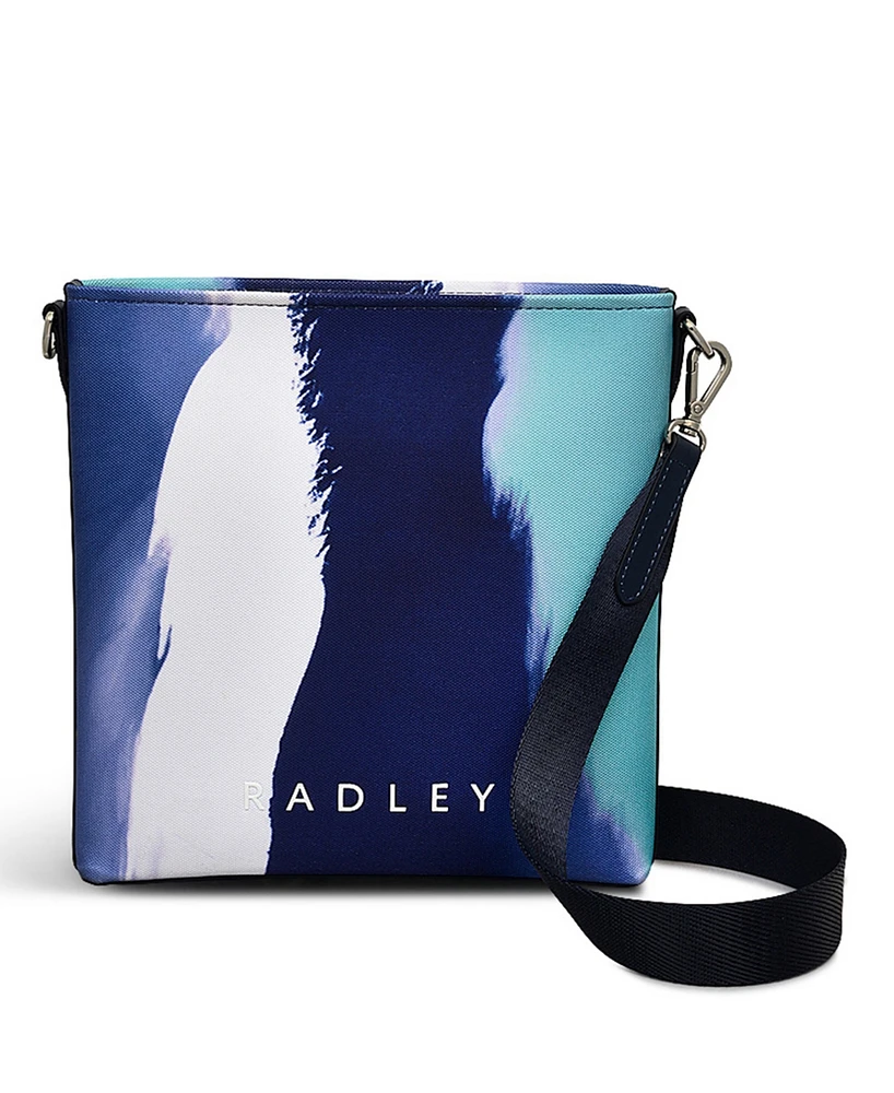 Radley London Southwell Gardens Stripe Zip Top Crossbody Bag