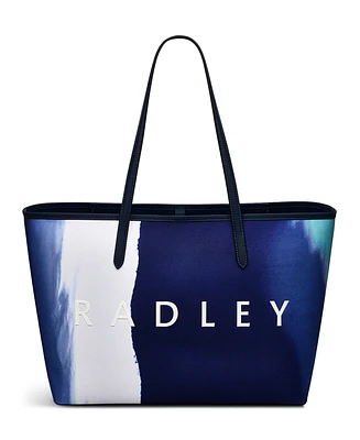 Radley London Southwell Gardens Stripe Open Top Tote Bag