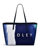 Radley London Southwell Gardens Stripe Open Top Tote Bag