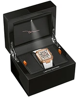 Bulova Limited Edition 150th Anniversary Marc Anthony Men's Series X Se Automatic White Hnbr Rubber Strap Watch 39mm
