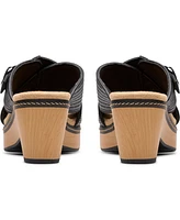 Clarks Collection Women's Seannah Nora Wedge Sandals