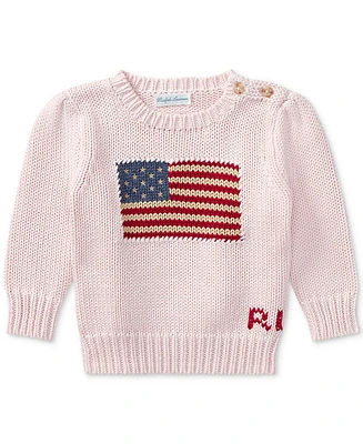 Polo Ralph Lauren Baby Girls Flag Sweater