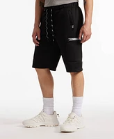 Ecko Unltd Men's Stitched Pockets Fleece Shorts