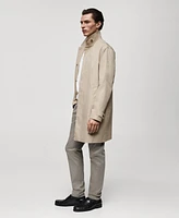 Mango Men's Classic Water-Repellent Trench Coat