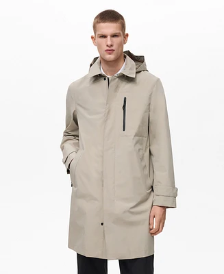 Mango Men's Coolmax Technology Waterproof Parka