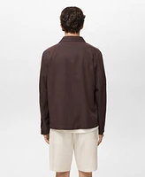 Mango Men's Pocket Lyocell Overshirt