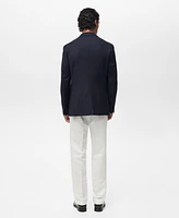 Mango Men's Virgin Wool Slim Fit Blazer