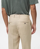 Mango Men's Slim-Fit Linen Pants