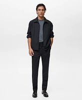 Mango Men's Cold Wool Slim-Fit Pants