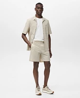 Mango Men's Water-Repellent Bermuda Shorts