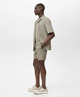 Mango Men's Zip Pockets Swimsuit