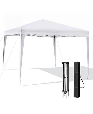 10 x 10 Feet Outdoor Pop-up Patio Canopy for Beach and Camp