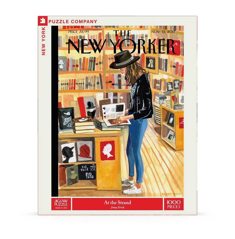New York Puzzle Company At the Strand 1000 Piece Puzzle