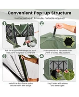 Mecale 11.5 X 11.5 Ft Pop-up Screen House Tent with Portable Carrying Bag