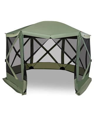 Mecale 11.5 X 11.5 Ft Pop-up Screen House Tent with Portable Carrying Bag