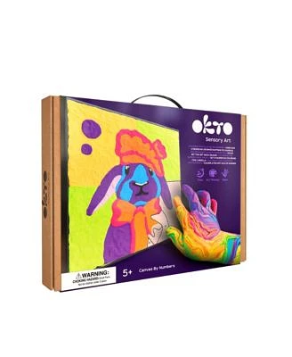 Wise Elk Okto Clay By Numbers Kit Bunny 11.4 X 11.4