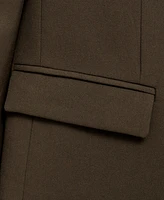 Mango Women's Straight-Fit Suit Jacket