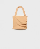 Mango Women's Gathered Detail Lyocell Top