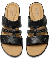 Clarks Collection Women's Elizabelle Ave Slip-On Flat Sandals
