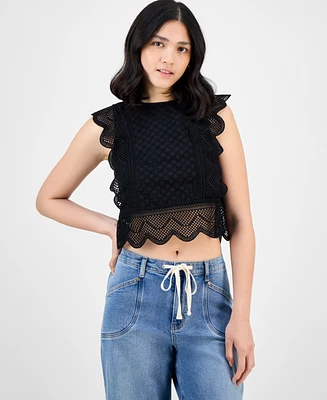 And Now This Women's Lace-Trim Scalloped Tank, Exclusively at Macy's