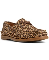 Sperry Women's Authentic Original 2-Eye Slip-On Boat Shoe - Woven brown primary