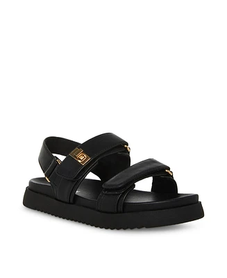 Steve Madden Big Girls J-Mona Footbed Sandals