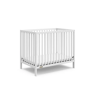 Graco Teddi 4-in-1 Convertible Mini Crib - White