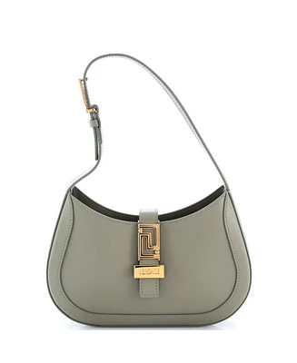 Pre-Owned Versace Small Greca Goddess Hobo Bag Leather
