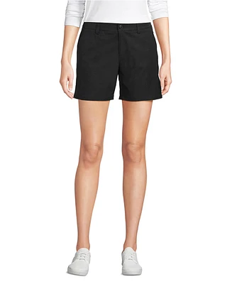 Lands' End School Uniform Women's Active Performance 7" Chino Shorts