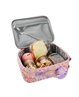 Disney Princess Characters On Floral Print 8” Lunch Kit