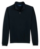 Scott Barber Men's Performance Zip Pullover, Navy