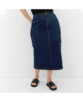 City Chic Plus Raya Skirt