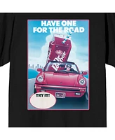 Dr. Pepper Men's Have One For The Road Black Short Sleeve Tee-Large
