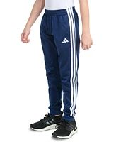 adidas Big Boys Elastic-Waistband Essential 3-Stripe Jogger Pants